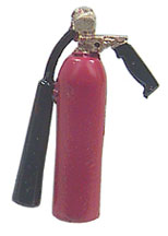 Dollhouse Miniature Large Fire Extinguisher